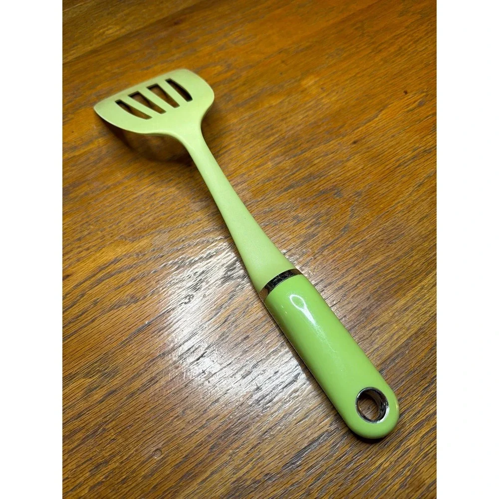 KitchenAid Slotted Spatula Turner Lime Green Nylon Kitchen Utensil 13.5 Inch